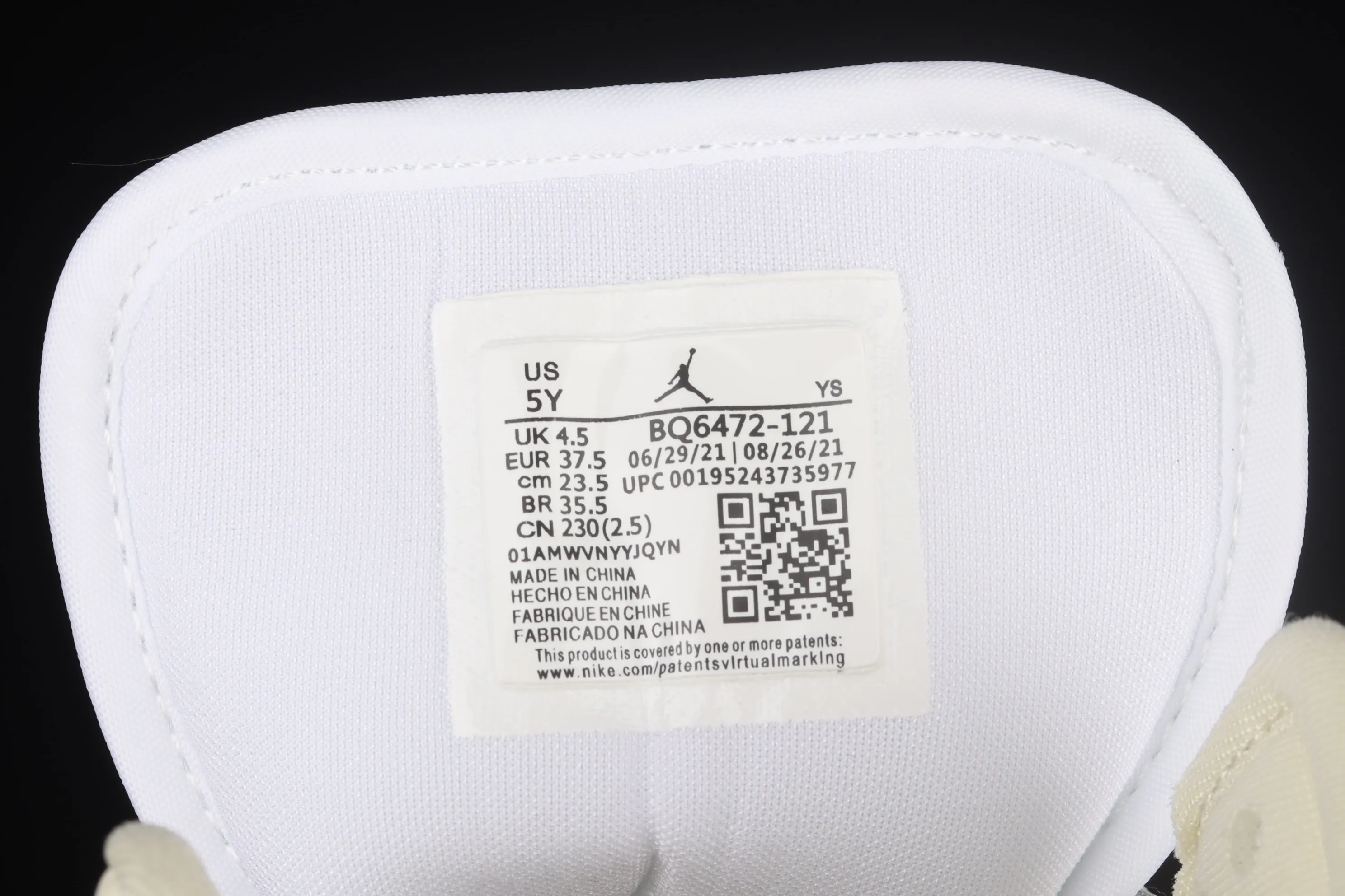 All categories Air Jordan Jordan series basketball shoes Air Jordan 1 Mid Air Jordan 1 Mid AJ1 Joe 1 white apricot milk coconut cream China basketball shoes BQ6472-121